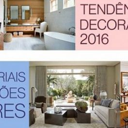 5 tendências de decoração para 2016