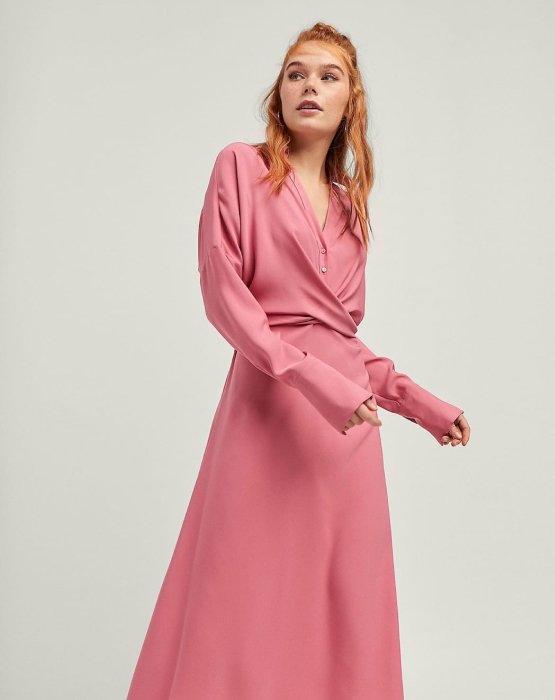 vestidos compridos stradivarius