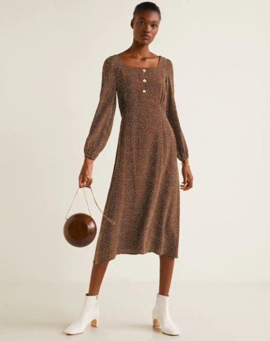 vestidos compridos mango