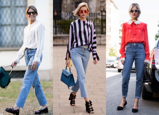 jeans com blusas
