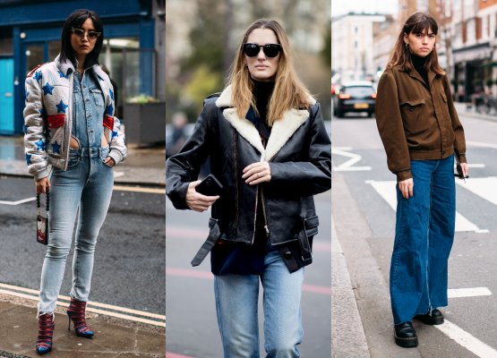 jeans com blusões