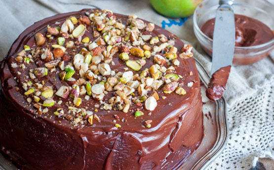 Receita de bolo de chocolate com frutos secos (experimente!)