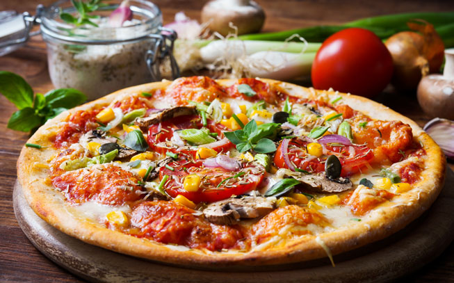 Convide os amigos e faça esta pizza vegetariana