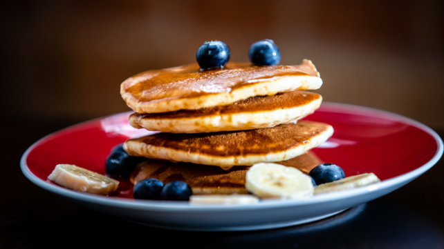 panquecas de aveia e banana