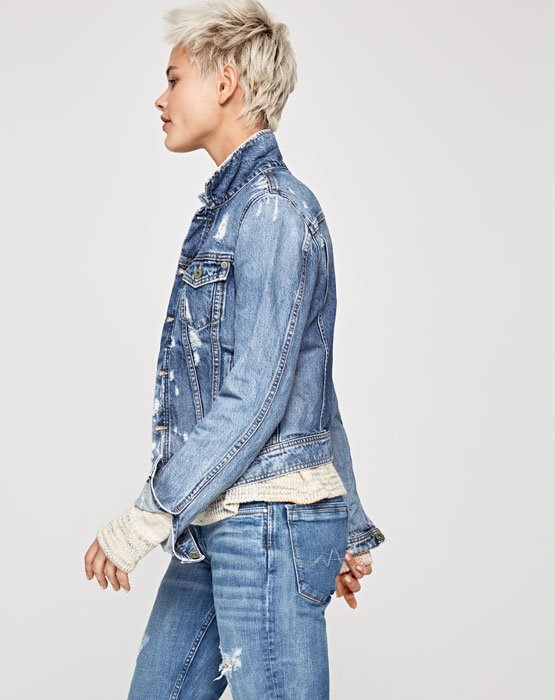 blusão de ganga pepe jeans