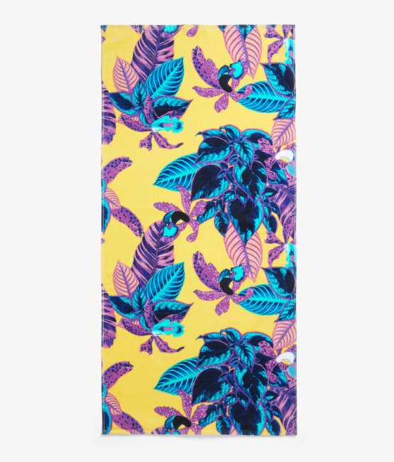 toalhas de praia com flores monki