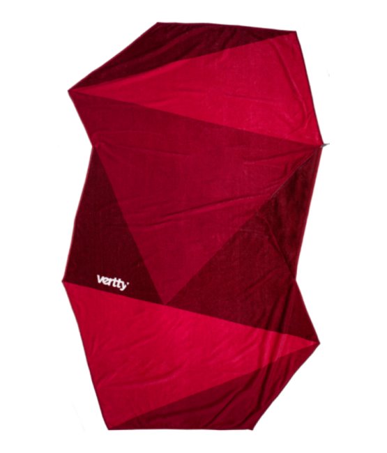 toalhas de praia vermelha vertty
