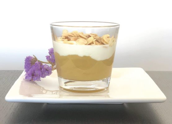 creme de maçã com kefir da nutricionista Mariana Abecasis