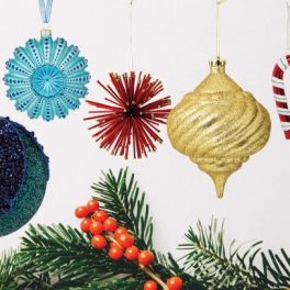 Complete a sua árvore de Natal com estes enfeites