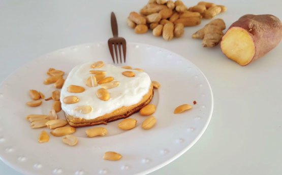 panqueca de batata doce