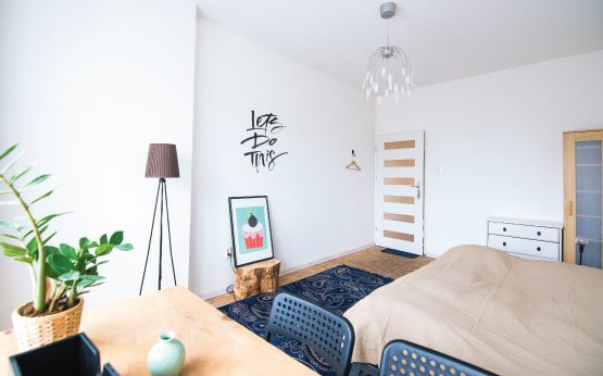 casa minimalista para atingir independência financeira