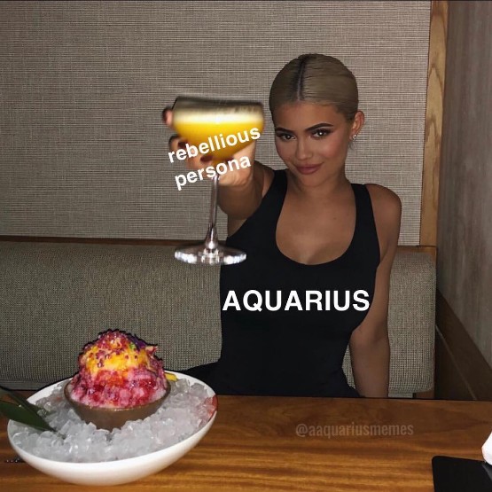 signo aquario meme