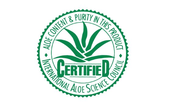 selo de certificação aloe vera