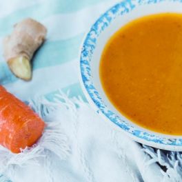 Uma sopa de cenoura que ajuda na digestão