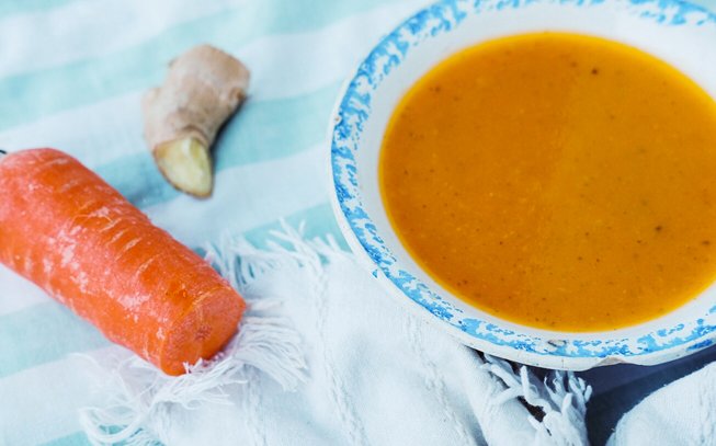 receita sopa de cenoura