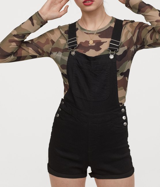 jardineiras de ganga h&M