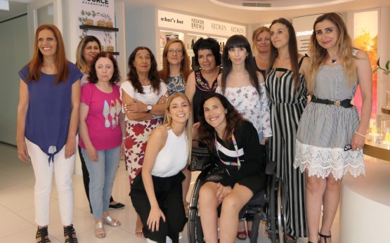 workshop de beleza para deficientes visuais