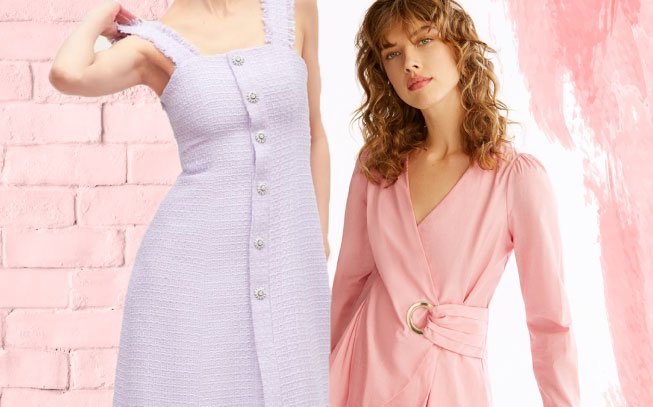 Os tons pastel trazem suavidade à estação. Aposte nestas peças