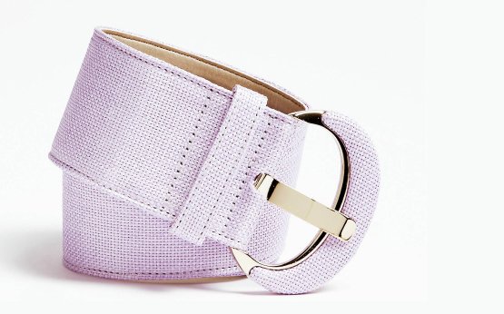 tons pastel cinto lilás guess
