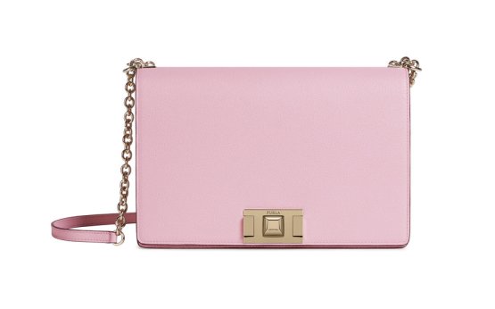 tons pastel carteira cor de rosa furla