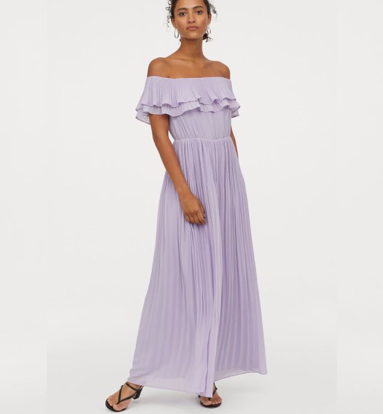 tons pastel vestido lilás h&m