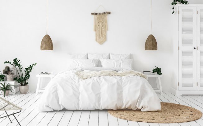 decoração boho no quarto