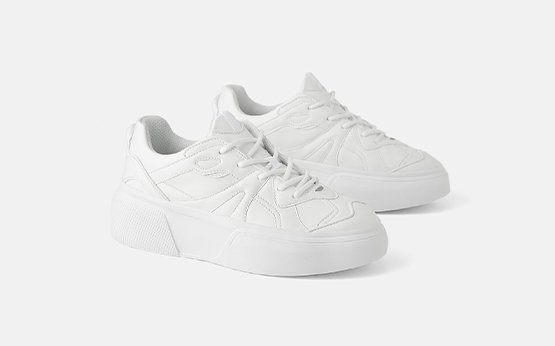 tenis brancos zara