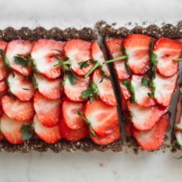 Experimente esta deliciosa tarte de morangos vegan