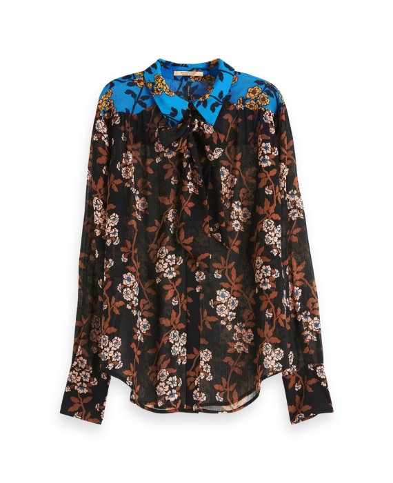 camisa padrão floral scotch and soda