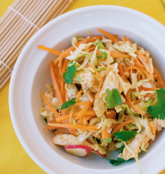 salada de frango