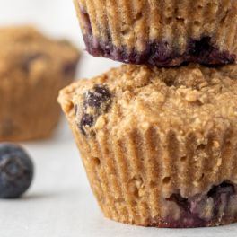 Muffins de mirtilo, o lanche ideal para as tardes passadas em casa