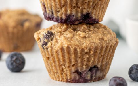 Muffins de mirtilo, o lanche ideal para as tardes passadas em casa