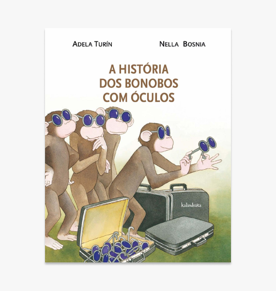 livro a história do bonobos com oculos