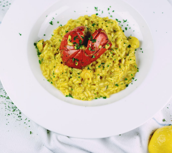 Risoto de gambas