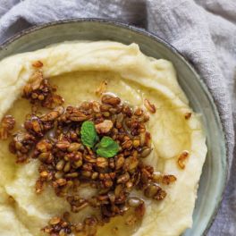 Creme de millet e maçã: o lanche nutritivo para toda a família