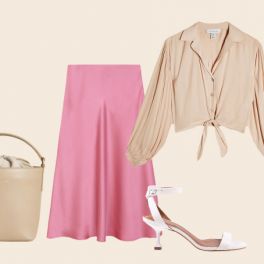 5 looks para 5 dias da semana: as saias acetinadas são a peça certa para a meia-estação