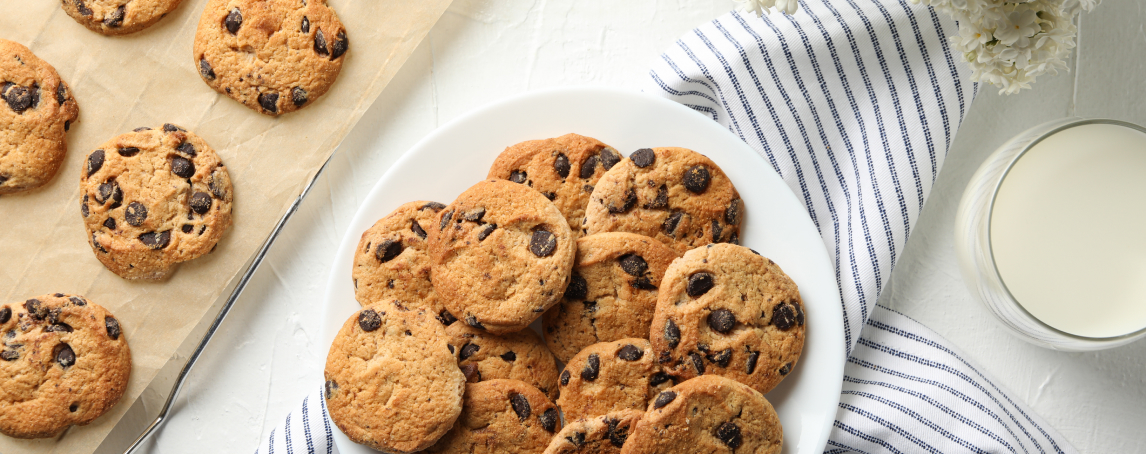 Bolachas com pepitas de chocolate: o snack perfeito para os miúdos