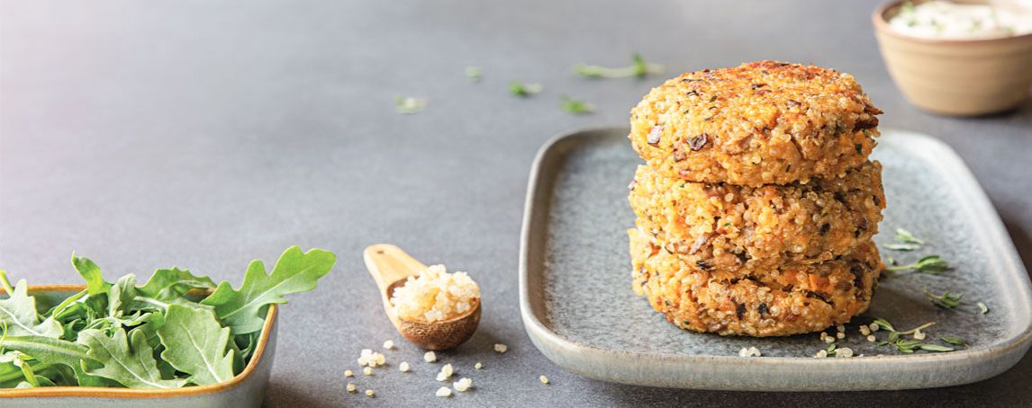 Hambúrgueres de quinoa: uma receita saudável e saborosa