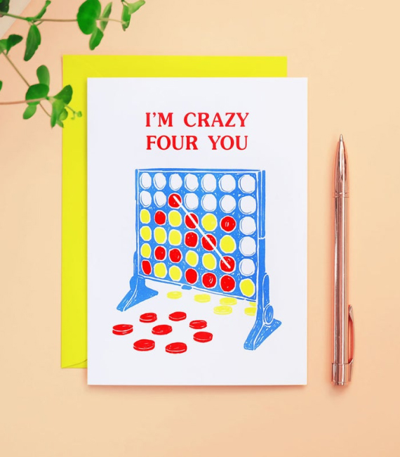 Postal I'm Crazy Four You