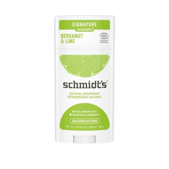 desodorizante em stick Schmidt's bergamota e lima