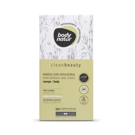 Bandas de cera para o corpo body natur