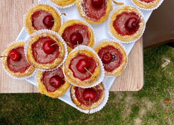 pastel de cereja