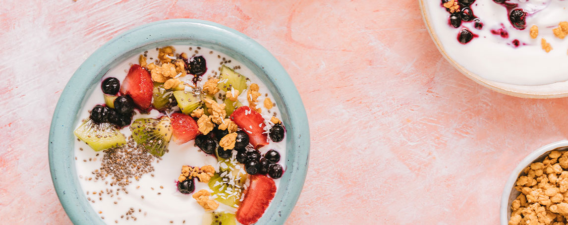 Inclua iogurte nos seus lanches: experimente estas 3 receitas