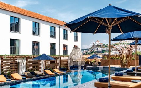 The Lodge Hotel: acorde com vista para o Rio Douro no novo hotel de Gaia