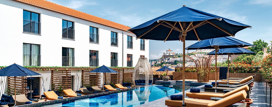 The Lodge Hotel: acorde com vista para o Rio Douro no novo hotel de Gaia