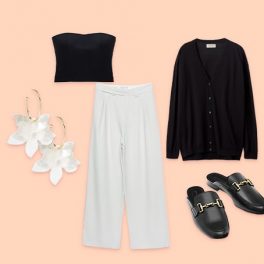 5 looks para 5 dias da semana: as calças de corte direito é o que precisa para um look formal