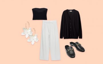 5 looks para 5 dias da semana: as calças de corte direito é o que precisa para um look formal