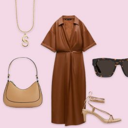 5 looks para 5 dias: os vestidos de cabedal (ou pele sintética) são a aposta para o outono