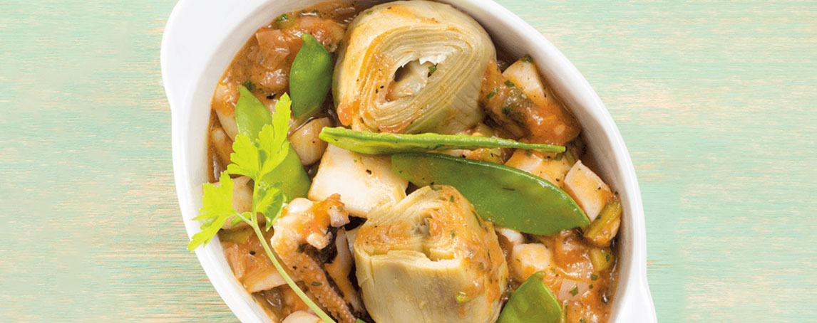 Guisado de alcachofras para o jantar? É um prato simples e fácil de fazer