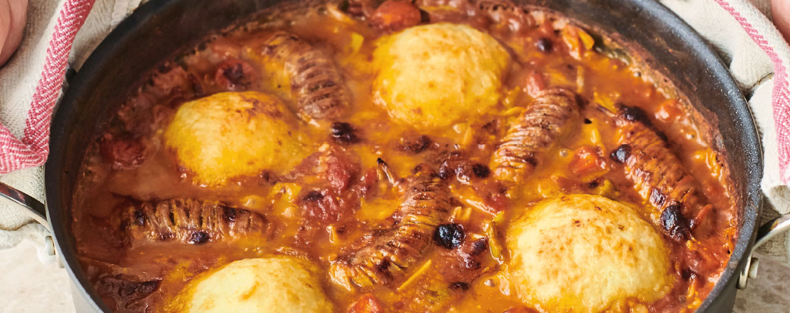 Guisado de salsicha: uma refeição de conforto ideal para os dias frios